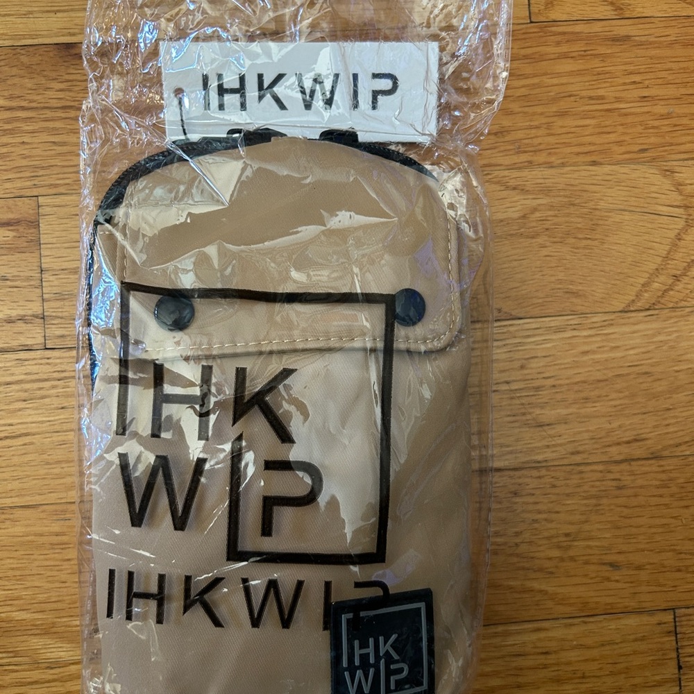 IHKWIP The Everyday Essentials Crossbody Bag Gray Water Resistant NIB